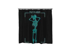 X-Ray In Progress Graphic Shower Curtain-standard X-Ray In Progress Graphic Shower Curtain-standard