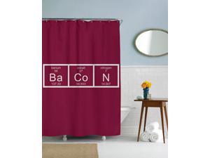 Bacon Chemistry Scientific Shower Curtain-standard Bacon Chemistry Scientific Shower Curtain-standard