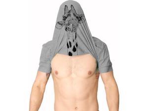 Ask Me About My Giraffe T Shirt Funny Costume Flip Up Shirt -XL Ask Me About My Giraffe T Shirt Funny Costume Flip Up Shirt -XL