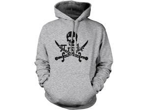 Pirate Skull and Crossbones Math Pi-Rate Hoodie Funny Sweatshirt L Pirate Skull and Crossbones Math Pi-Rate Hoodie Funny Sweatshirt L