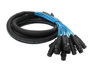 Elite Core PEX1610 16 Channel 10' Fan To Fan XLR Extension Snake Cable Elite Core PEX1610 16 Channel 10' Fan To Fan XLR Extension Snake Cable