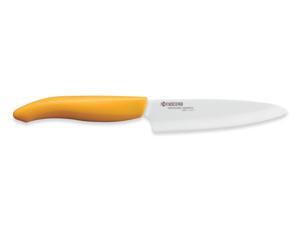 Kyocera Revolution Ceramic 4.5 Inch Utility Knife Yellow Kyocera Revolution Ceramic 4.5 Inch Utility Knife Yellow