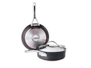 Anolon Nouvelle Copper 3 Piece Cookware Set Anolon Nouvelle Copper 3 Piece Cookware Set