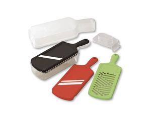 Kyocera 6 Piece Easy Slice Adjustable Slicer, Julienne, & Mandoline Set Kyocera 6 Piece Easy Slice Adjustable Slicer, Julienne, & Mandoline Set