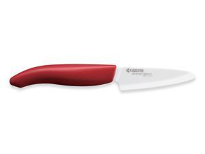 Kyocera Revolution Ceramic 3 Inch Paring Knife Red Kyocera Revolution Ceramic 3 Inch Paring Knife Red
