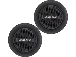 Alpine SPR-10TW 1" Silk Dome Car Tweeters Alpine SPR-10TW 1" Silk Dome Car Tweeters