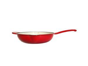 Fancycook Enamel Cast Iron Cherry Deep Skillet 11-Inch Fancycook Enamel Cast Iron Cherry Deep Skillet 11-Inch