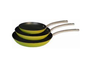 Le Chef 3 Piece Enamel Cast Iron Nonstick Skillet Set, Palm. on Sale. Le Chef 3 Piece Enamel Cast Iron Nonstick Skillet Set, Palm. on Sale.