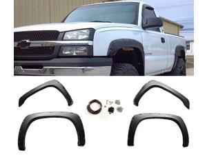 99-06 CV SILVERADO POCKET FENDER FLARES SMOOTH MATT BLK 99-06 CV SILVERADO POCKET FENDER FLARES SMOOTH MATT BLK