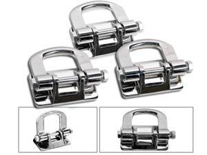 06-10 HUMMER H3 H3T STAINLESS STEEL SS CHROME TOW HOOK 3pcs SET FRONT AND REAR 06-10 HUMMER H3 H3T STAINLESS STEEL SS CHROME TOW HOOK 3pcs SET FRONT AND REAR