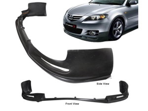 04-06 Mazda 3 S-Type Front Bumper Lip Spoiler Urethane Bodykit 04-06 Mazda 3 S-Type Front Bumper Lip Spoiler Urethane Bodykit