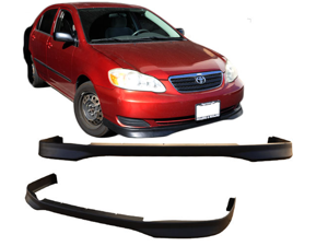 03-04 Toyota Corolla T-R Style Urethane Front Bumper Lip Spoiler 03-04 Toyota Corolla T-R Style Urethane Front Bumper Lip Spoiler