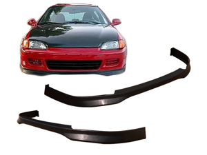 93-97 Honda Del Sol T-R Style Polyurethane Front Bumper Lip Spoiler 93-97 Honda Del Sol T-R Style Polyurethane Front Bumper Lip Spoiler