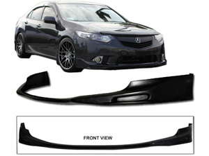 09-11 Acura Tsx Polyurethane Black Front Bumper Lip Spoiler Bodykit 09-11 Acura Tsx Polyurethane Black Front Bumper Lip Spoiler Bodykit