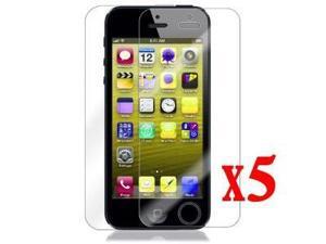 Clear 5 X Front and Back LCD Screen Protector Cover for New Apple iPhone 5G Clear 5 X Front and Back LCD Screen Protector Cover for New Apple iPhone 5G