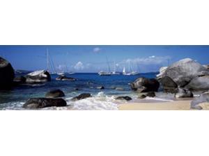 Sailboats in the sea, The Baths, Virgin Gorda, British Virgin Islands Poster Print by Panoramic Images (36 x 12) Sailboats in the sea, The Baths, Virgin Gorda, British Virgin Islands Poster Print by Panoramic Images (36 x 12)