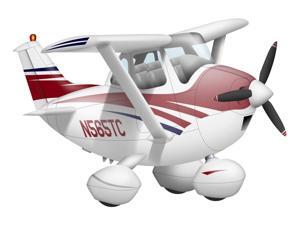 Cartoon illustration of a Cessna 182 aeroplane Poster Print (17 x 11) Cartoon illustration of a Cessna 182 aeroplane Poster Print (17 x 11)
