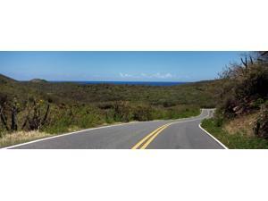 Road passing through a landscape, U.S. Virgin Islands Highway 107, Salt Pond Bay, St. John, US Virgin Islands Poster Road passing through a landscape, U.S. Virgin Islands Highway 107, Salt Pond Bay, St. John, US Virgin Islands Poster