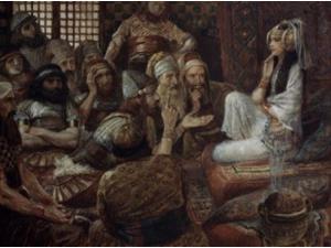 The Philistines Visit Delilah, James Tissot (1836-1902 French), Jewish Museum, New York Poster Print (18 x 24) The Philistines Visit Delilah, James Tissot (1836-1902 French), Jewish Museum, New York Poster Print (18 x 24)