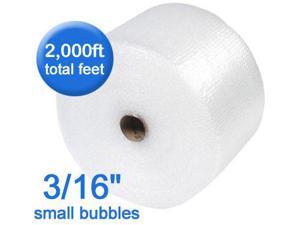 3/16" Small Bubble Wrap 2,000ft x 12" Wide (10 ROLLS) Ships today! 3/16" Small Bubble Wrap 2,000ft x 12" Wide (10 ROLLS) Ships today!