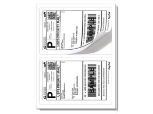 200 Paypal ClickNShip Laser or Inkjet Postage Labels (2up) 8.5"x5.5" 200 Paypal ClickNShip Laser or Inkjet Postage Labels (2up) 8.5"x5.5"
