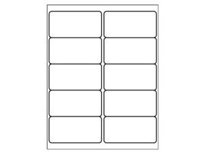 1000 Avery 5163 5963 Compatible Adhesive Address Labels ( Inkjet/Laser ) 2"x4" 1000 Avery 5163 5963 Compatible Adhesive Address Labels ( Inkjet/Laser ) 2"x4"