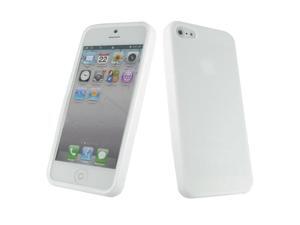 EMPIRE Apple iPhone SE 5 / 5G Textured Flexible Poly Skin Case Cover, White EMPIRE Apple iPhone SE 5 / 5G Textured Flexible Poly Skin Case Cover, White