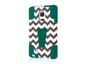 Impact X Kickstand Case, Samsung Galaxy Note Edge, Teal Chevron Impact X Kickstand Case, Samsung Galaxy Note Edge, Teal Chevron
