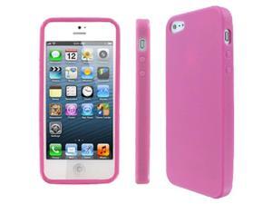 EMPIRE Apple iPhone SE 5 / 5G Textured Flexible Poly Skin Case Cover, Light Pink EMPIRE Apple iPhone SE 5 / 5G Textured Flexible Poly Skin Case Cover, Light Pink