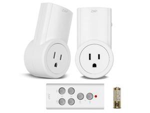 Etekcity 2 Packs Wireless Remote Control Outlets AC Electrical Power Outlet Wifi Switch Plug Plates with Remote (Battery Included) Etekcity 2 Packs Wireless Remote Control Outlets AC Electrical Power Outlet Wifi Switch Plug Plates with Remote (Battery Included)