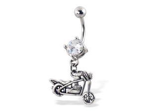 Bike belly button ring Bike belly button ring