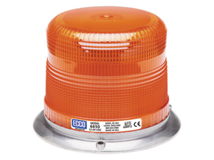 ECCO Amber Low Profile Switchable Intensity Strobe 6650 ECCO Amber Low Profile Switchable Intensity Strobe 6650