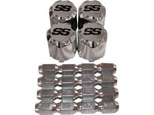 16 Chrome Lug Nuts 12MM Metric for Yamaha Golf Carts + 4 Center Caps 16 Chrome Lug Nuts 12MM Metric for Yamaha Golf Carts + 4 Center Caps