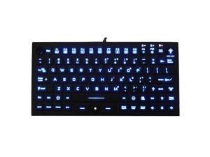 Waterproof Industrial Silicone Compact Keyboard with Mouse Pointer JH-IKB850BL Waterproof Industrial Silicone Compact Keyboard with Mouse Pointer JH-IKB850BL