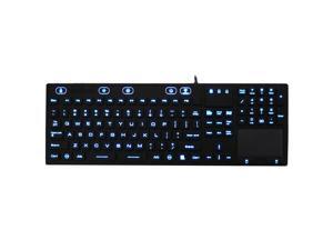 Industrial Waterproof IP68 Silicone Full Size LED Backlit Keyboard JH-IKB110BL Industrial Waterproof IP68 Silicone Full Size LED Backlit Keyboard JH-IKB110BL