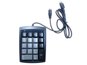 18 Keys Ultra Low Profile Black PS/2 Numeric Keypad DKP 18 18 Keys Ultra Low Profile Black PS/2 Numeric Keypad DKP 18