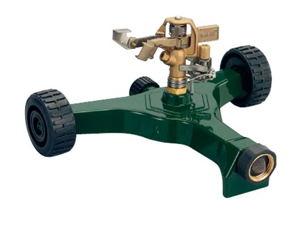 Orbit Impact Impulse Lawn Sprinkler on Aluminum Wheel Base - Waters Yard, 56186N Orbit Impact Impulse Lawn Sprinkler on Aluminum Wheel Base - Waters Yard, 56186N