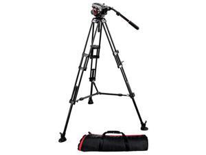 Manfrotto 504HD Fluid Video Head with 546B 2-Stage Aluminum Tripod Kit Manfrotto 504HD Fluid Video Head with 546B 2-Stage Aluminum Tripod Kit