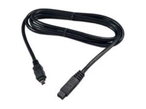 QVS 10ft. FireWire 800 / i.Link 9Pin to 4Pin Black Cable QVS 10ft. FireWire 800 / i.Link 9Pin to 4Pin Black Cable