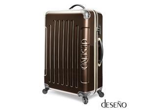 Desono Legend 7010 Series Luggage with Carbon Veins – Brown/Gold – 20” Desono Legend 7010 Series Luggage with Carbon Veins – Brown/Gold – 20”