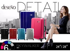 Deseno Skywalker 6001 Series Luggage with Aluminum Frame – Black – 28” Deseno Skywalker 6001 Series Luggage with Aluminum Frame – Black – 28”