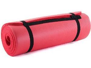 ProSource High Density 71" Exercise Yoga Mat with Carrying Straps - Red ProSource High Density 71" Exercise Yoga Mat with Carrying Straps - Red