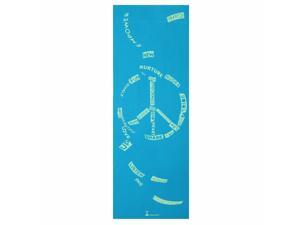 YogaRat RatMat Classic Peace Yoga Mat - Turquoise/Mint YogaRat RatMat Classic Peace Yoga Mat - Turquoise/Mint