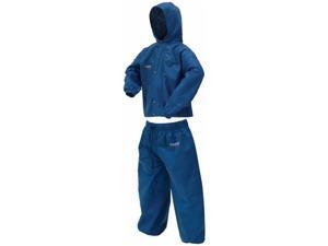 Frogg Toggs Polly Woggs Kids Rain Suit - Large - Blue Frogg Toggs Polly Woggs Kids Rain Suit - Large - Blue