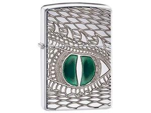 Zippo Armor Dragon's Eye High Polished Chrome Pocket Lighter Zippo Armor Dragon's Eye High Polished Chrome Pocket Lighter