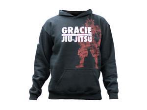 Gracie Jiu-Jitsu Kid's Swordless Samurai Pullover Hoodie - XL - Black Gracie Jiu-Jitsu Kid's Swordless Samurai Pullover Hoodie - XL - Black