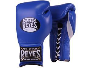 Cleto Reyes Traditional Lace Up Training Boxing Gloves - 12 oz - Blue Cleto Reyes Traditional Lace Up Training Boxing Gloves - 12 oz - Blue