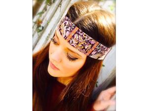 Hippie Runner "Fanciful Flowers" Headband Hippie Runner "Fanciful Flowers" Headband