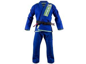 Hayabusa Goorudo 2 Gold Weave Jiu-Jitsu GI - A2 - Blue Hayabusa Goorudo 2 Gold Weave Jiu-Jitsu GI - A2 - Blue