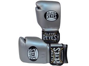 Cleto Reyes Hook and Loop Leather Training Boxing Gloves - 16 oz. - Titanium Cleto Reyes Hook and Loop Leather Training Boxing Gloves - 16 oz. - Titanium